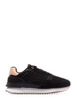 Sneakers City New York Cuir Hoff Noir women 22202014