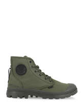 Bottines Pampa Hi Htg Palladium Vert unisex 77356325