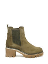 Chelsea Boots Met Hak Uit Leder Tamaris Groen women 29