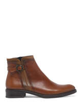 Bottines En Cuir Dorking Marron women D8901