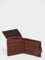 Portefeuille Porte Monnaie Leder Basilic pepper Beige traveler BTRA93-vue-porte