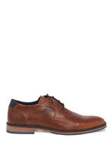 Chaussures De Ville En Cuir Bull boxer Marron men 1008A