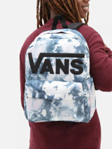 Rugzak 1 Compartiment Vans Blauw backpack VN0A5KHP-vue-porte