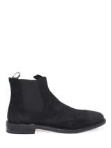 Pilot Chelsea Boots Uit Leder Schmoove Zwart men MIVS04B3