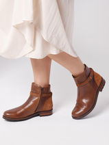 Bottines Orea Bellamy Marron girl OREA-vue-porte