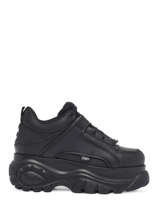 Sneakers Calf En Cuir Buffalo Noir women 1533229