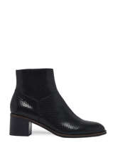 Enkellaarsjes Met Hak Talion Uit Leder Mam'zelle Zwart women TALION
