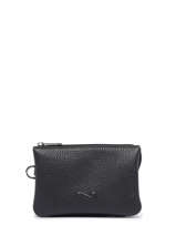 Trousse 2 Compartiments Cuir Nathan baume Noir original n 283N