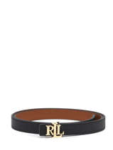 Ceinture Femme Rversible Cuir Lauren ralph lauren Noir elmswood 12754799