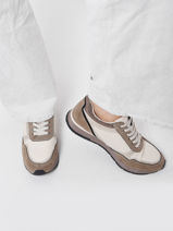 Sneakers En Cuir Tamaris Beige women 29-vue-porte