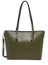 Sac Port paule Mirage Cuir Milano Vert mirage MI22064