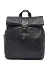 Sac  Dos Cow Basilic pepper Noir cow BCOW50