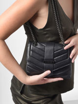 Sac Bandoulire Rafale Cuir Etrier Noir rafale 18SAXP46-vue-porte