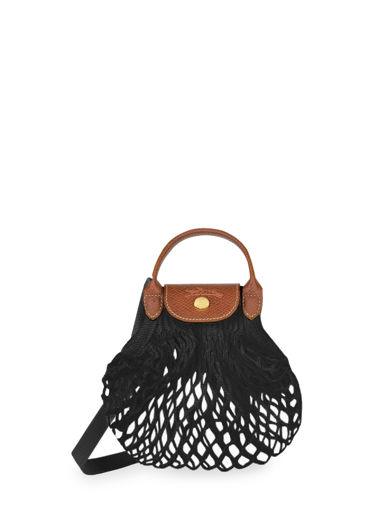 Longchamp Le pliage filet Pochette Beige
