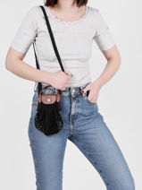 Longchamp Le pliage filet Cross body tas Groen-vue-porte