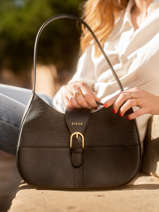 Sac Port paule Equilibre Cuir Etrier Noir equilibre EEQU011M
