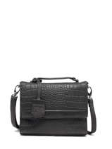 Sac Bandoulire Casual Carly Cuir Burkely Noir casual carly 29