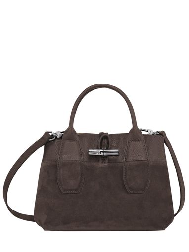 Longchamp Roseau soft Sac port main Marron