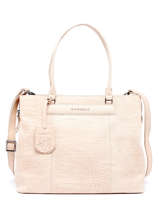 Sac Port paule Casual Carly Cuir Burkely Beige casual carly 29