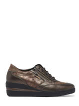 Sneakers Patrizia Uit Leder Mephisto Bruin accessoires P