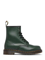 Bottines 1460 Green Smooth En Cuir Dr martens Vert unisex 11822207