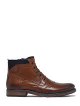 Bottines Noyant En Cuir Redskins Marron men NOYANT