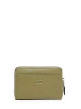 Portefeuille Caviar Cuir Crinkles Vert caviar 14256