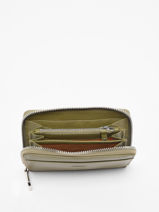 Portefeuille Caviar Cuir Crinkles Vert caviar 14256-vue-porte