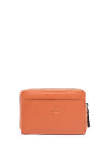 Portefeuille Caviar Cuir Crinkles Orange caviar 14256