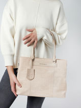 Sac Port paule Casual Carly Cuir Burkely Beige casual carly 29-vue-porte
