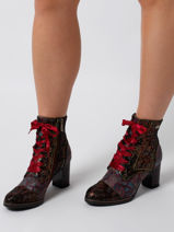 Elceao Enkellaarsjes Met Hak Laura vita Bruin women ELCEAO32-vue-porte