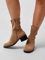 Bottines Bobby Vanessa wu Beige women BT2470BG-vue-porte