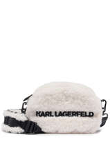 Sac Bandoulière Karl Lagerfeld X Cara Delevingne Karl lagerfeld Beige klxcd 226W3016