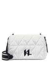 Cross Body Tas K/studio Nylon Karl lagerfeld Wit k studio 28157-24