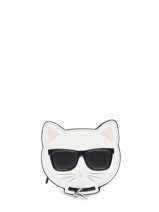 Portemonnee K/choupette Leder Karl lagerfeld Zwart k choupette 28202-20