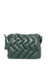 Sac Bandoulire Plum Cuir Basilic pepper Vert plum BPLU03
