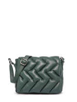 Sac Bandoulire Plum Cuir Basilic pepper Vert plum BPLU04