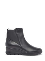 Boots Pierina Uit Leder Mephisto Zwart women S