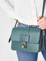 Longchamp Box-trot Sac porté travers Vert-vue-porte