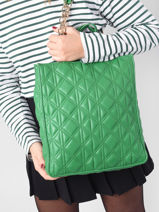 Handtas /schoudertas Coco Miniprix Groen coco FS1005-vue-porte