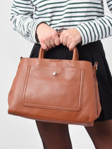 Sac Port Main  New Grain Miniprix Marron new grain FS1027-vue-porte