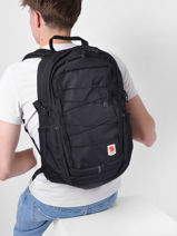 Sac  Dos 2 Compartiments + Pc 15" Fjallraven Orange skule 23346-vue-porte