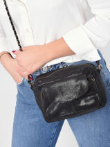 Sac Bandouliere Naina Cuir Pieces Noir naina 17063358-vue-porte