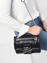 Sac bandoulire k/autograph cuir-KARL LAGERFELD-vue-porte