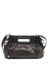 Cross Body Tas Nomade Leder Gerard darel Zwart nomade B402