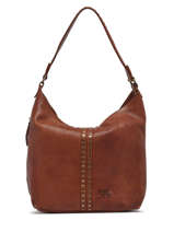 Sac Port paule Berlin Cuir Basilic pepper Marron berlin BBER02