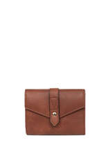 Portefeuille Hexagona Marron toscane 578260