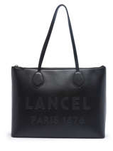 Schoudertas Essential Tote Leder Lancel Zwart essential tote A12135