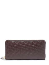 Portefeuille Cuir Lauren ralph lauren Marron monogram 32883655