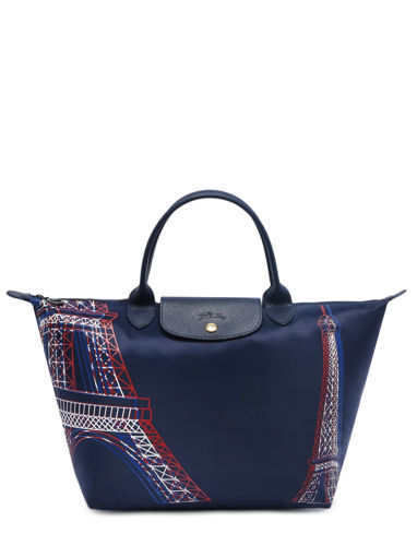 Longchamp Tarpolino Sac port main Bleu